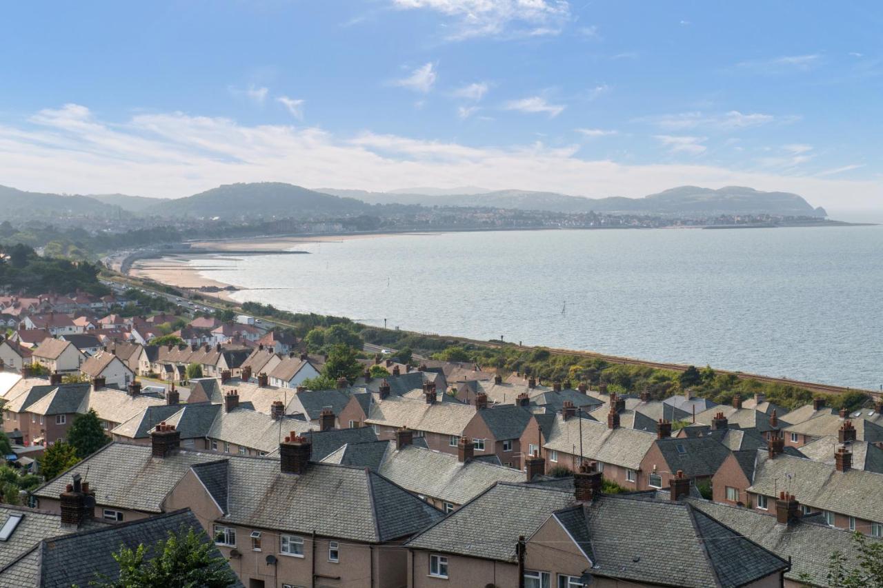Windy Ridge Terrace With Beautiful Sea Views, North Wales Coast Villa Old Colwyn Exterior photo